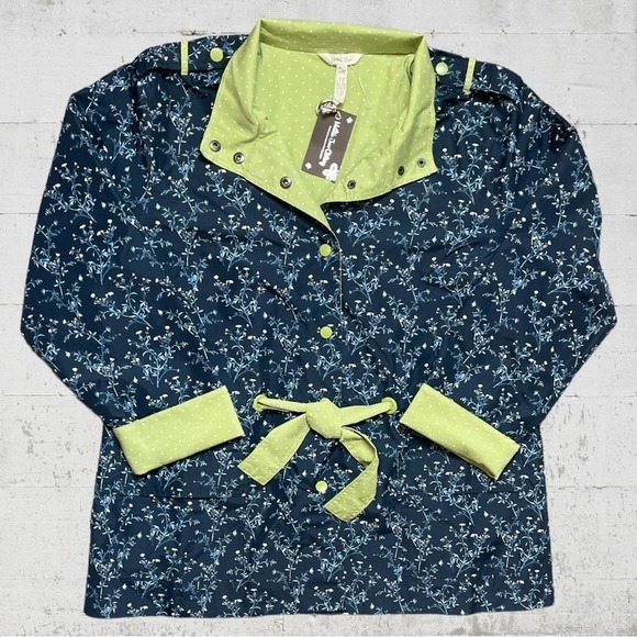 NWT Matilda Jane Rain Jacket Floral Dot - Size Large - Picture 2 of 12